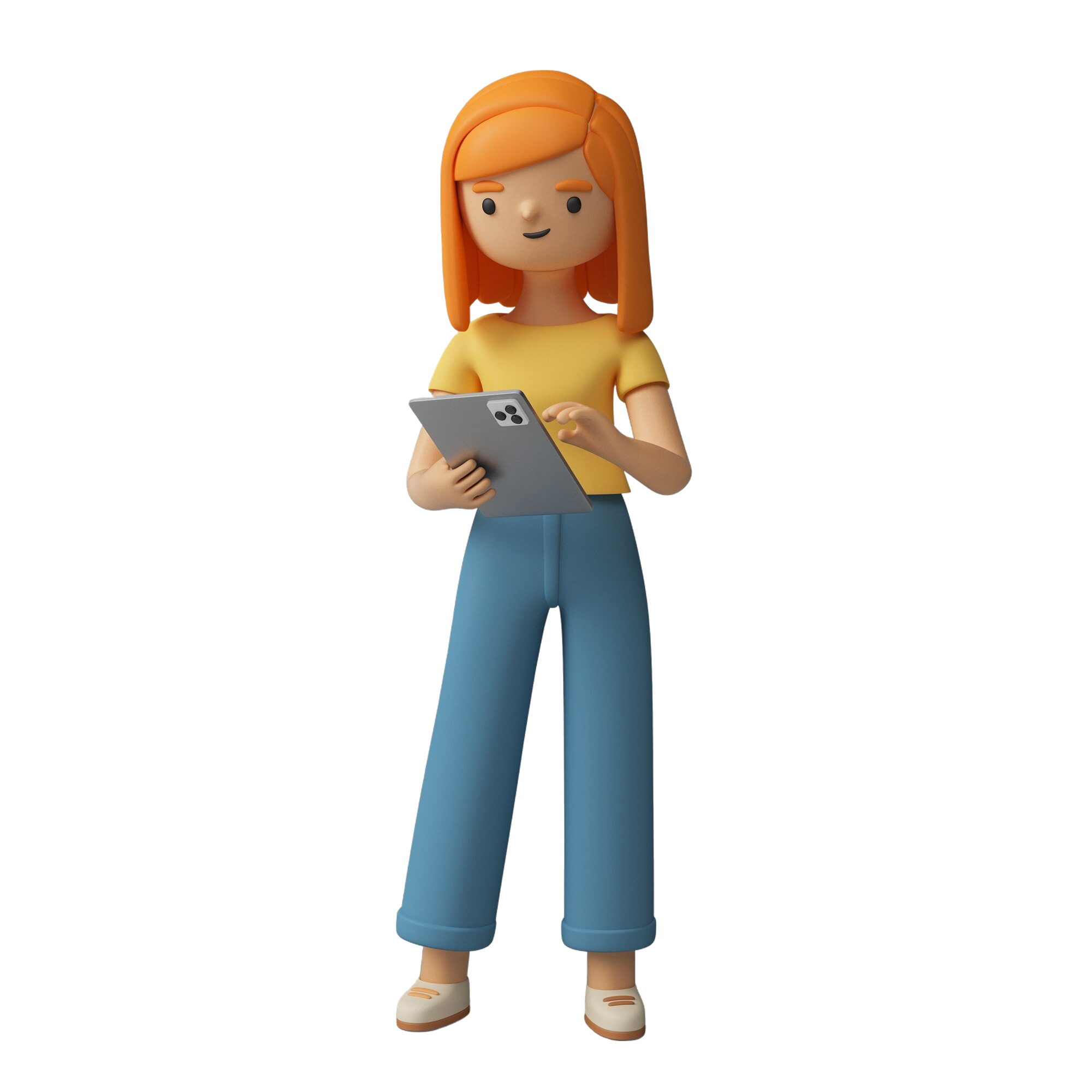 3D character completing checkpoint