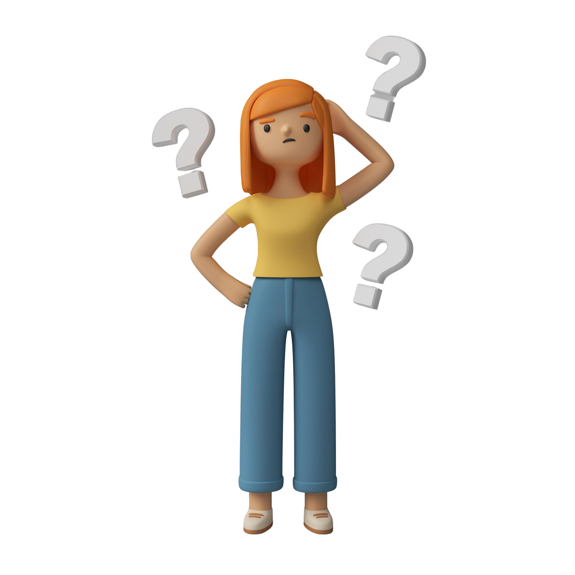 3D character thinking